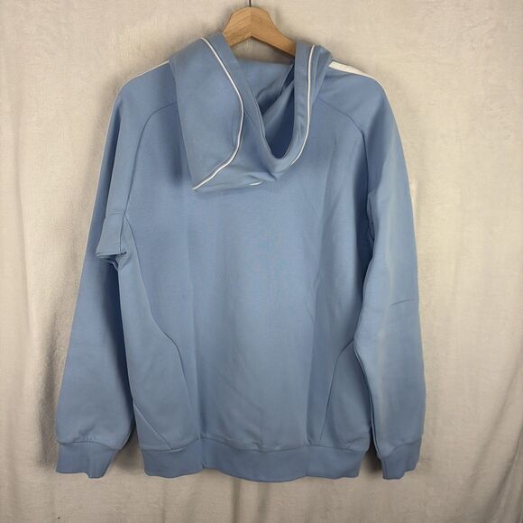 Adidas MLS Vancouver Whitecaps FC Travel Hoodie Blue Size Medium NWT - Picture 7 of 8